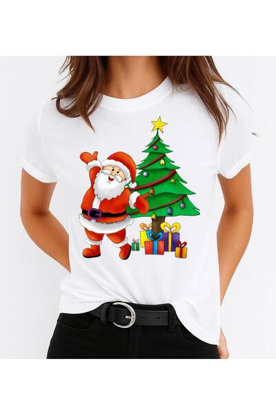 OEM Happy Santa 100% Cotton T-shirt