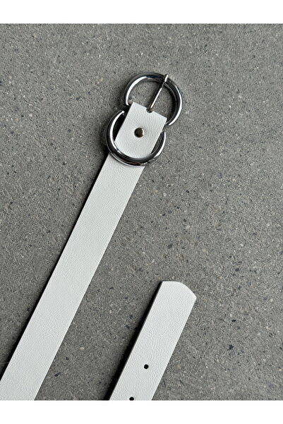 KIRASE Double Buckle Women's Trouser Belt, Coat Belt, Dress Belt, Shirt Belt Boy-110 En-3