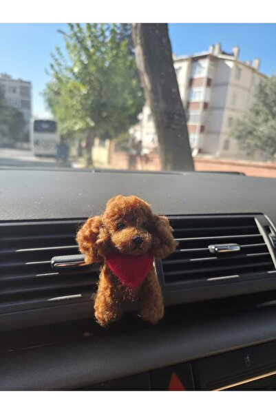 FREEDOM STOREE Car Ornament, Glove Box Accessory - Poodle