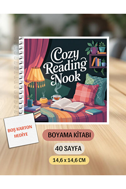 VORACRAFT Boyama Kitabı, Köşeli Tatlı Ev Boyama KŞ00005