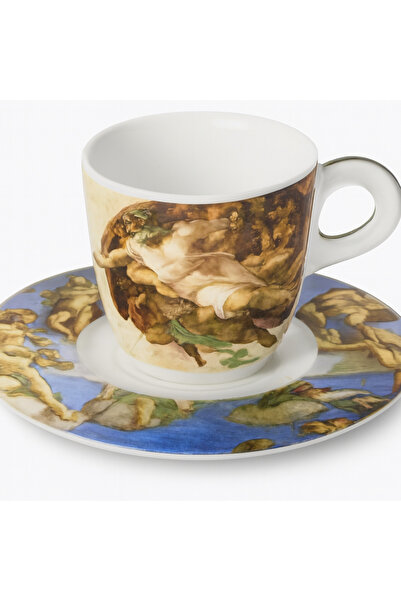 Omada Mugs and cups - Set of 4 coffee cups with saucers - Sistine Chapel by PLEXART