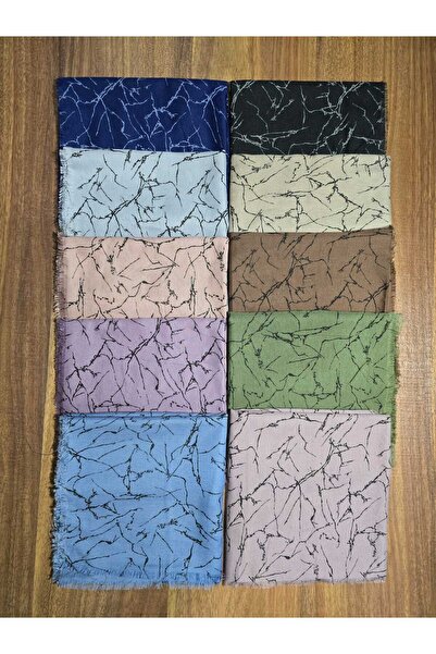 Muhtelif Pamuklu Flamlı Yazma Eşarp Hediyelik 50Li Paket 10x5 Şeklinde yollan...