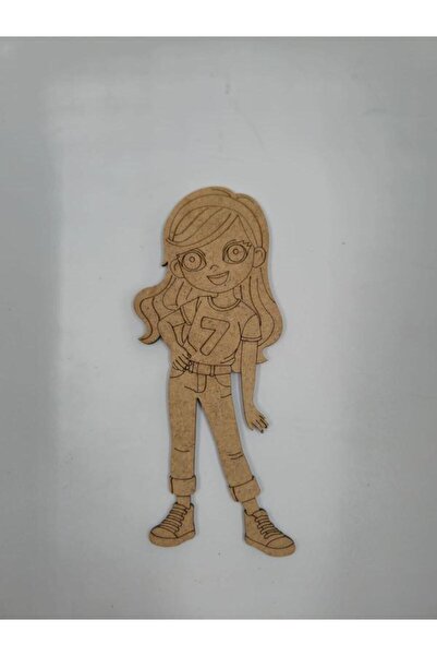 Mu Art Ahşap 15 قطعة من مجموعة الرسم الخشبية اللطيفة للفتيات رقم 1، مجموعة رس...