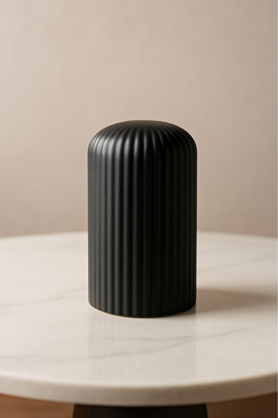 4gdran مزهرية ديكور فخارية باللون الأسود العصري لتزيين الطاولات والمكاتب