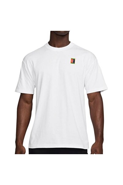 Nike COURT MAX90 TENNIS T-SHIRT WHITE Men