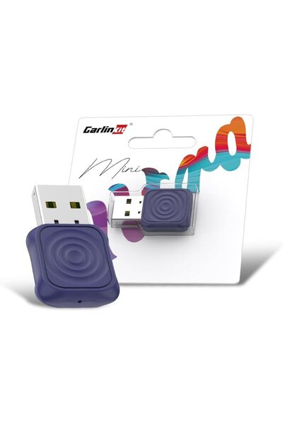carlinkit MINI Ultra Wireless CarPlay & Android Auto Adapter (Deep Blue)