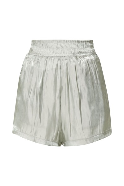 IN THE STYLE NAOMI GENES SAGE SATIN SHIMMER SHORT Pants Women