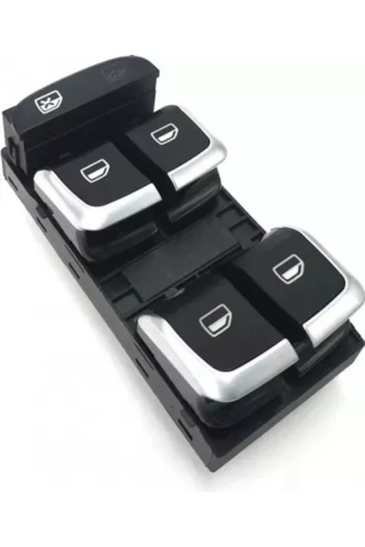 Aftermarket Butoane cromate pentru geamuri electrice compatibile cu Audi A4 B8 A5 Q5 2009-