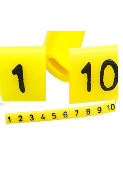 Other Cable marker OZ-0 1-10 yellow 100pcs