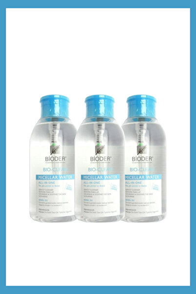 Bioder Bio-clean Misel Solüsyonu 500 Ml 3 Adet
