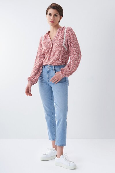 Salsa Jeans Medium Pink Shirt (21005227620) Women