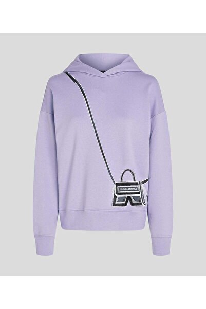 Karl Lagerfeld KARL K BAG HOODIE Sweet Lavender Women
