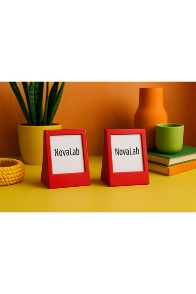 Nova lab Instax Fotoğraf Çerçevesi Kırmızı 9x6 cm Instax Fotoğraf Çerçevesi M...