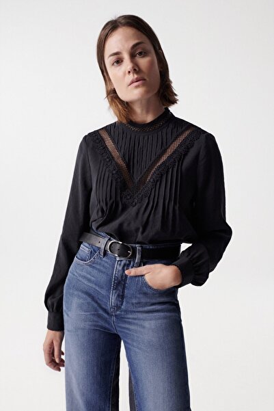 Salsa Jeans Black Blouse (21006576000) Women