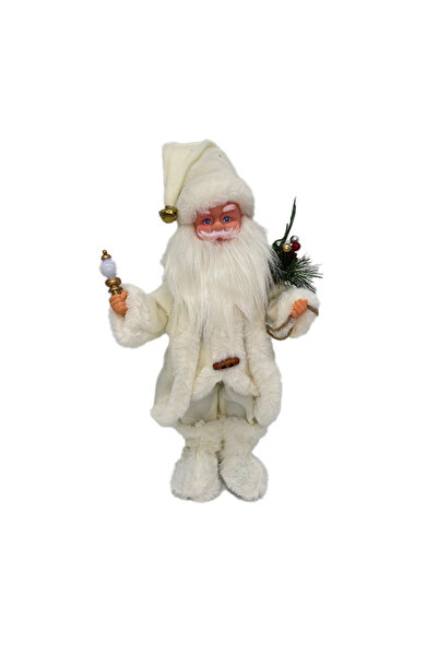 velve Mos Craciun animat care canta si danseaza, cu felinar si sac de cadouri...