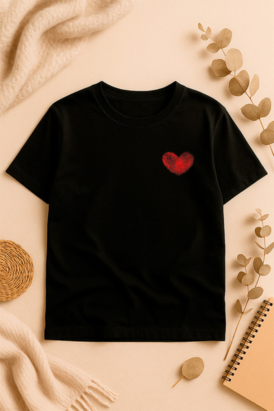 SVART WEAR supradimensionat cu imprimeu tricou Cu imprimeu pe tricou față cu ...