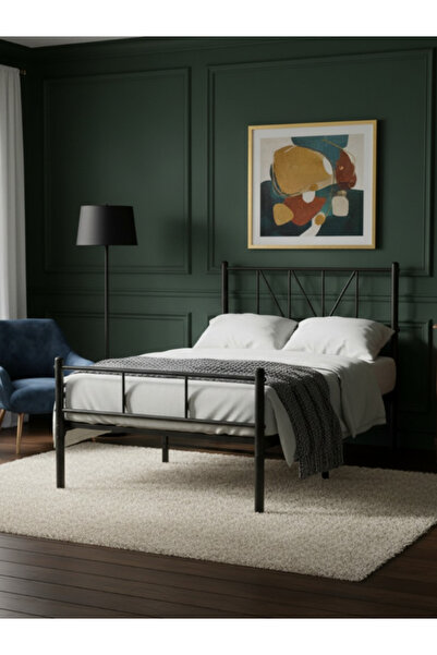 Bec4 Single iron bed, size 90 x 190 cm