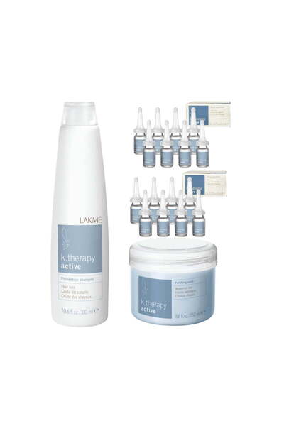Lakme K.Therapy Active Σετ κατά της τριχόπτωσης: Σαμπουάν 300ml + Μάσκα 250ml...