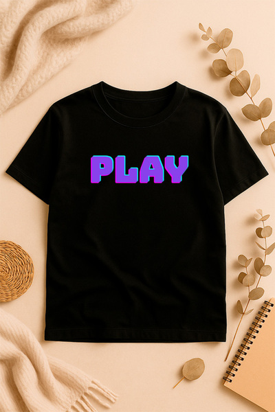 SVART WEAR supradimensionat cu imprimeu tricou Cu imprimeu pe tricou față cu ...