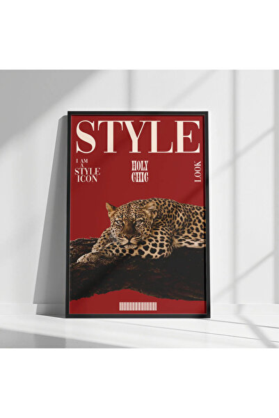 luxorpixels ÇERÇEVESİZ Style Duvar Posteri Trend Moda Ofis Dekoru Vintage Magazin, Retro Poster