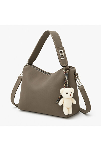 zetus Sydney Model Adjustable Strap Women's Hand and Shoulder Bag (Charm Gift)