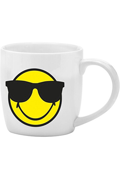 Zak Designs Smiley Coffee Cup 20 Cl White Sunglasses