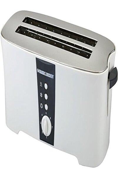 Black and Decker BLACK+DECKER 4 Slice Long Cool Touch Toaster, White - Et124-B5, Metal Material