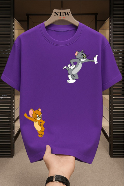 New Shine Tom and jerry Printed Oversized t-shirt