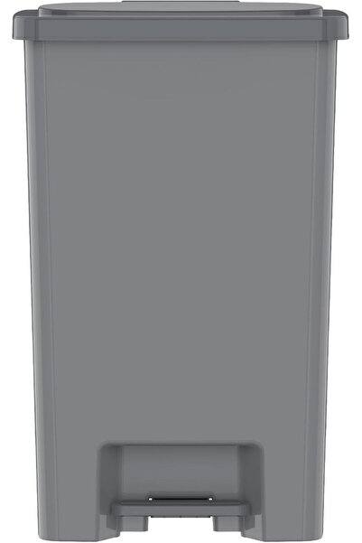 Cosmoplast 80L Step-On Waste Bin With Pedal, Pearl Grey