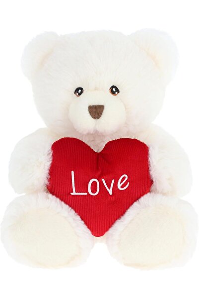 Keel Toys 45cm Harry Bear with Heart - Cream