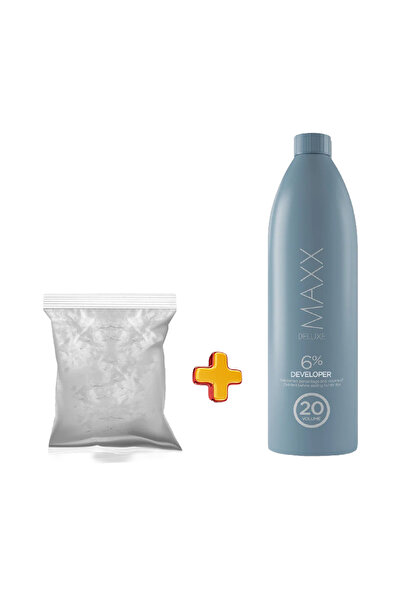 MAXX DELUXE 2'li Paket Set GRİ Oryal 500 gr + 1000 ml Oksidan 20 Volum