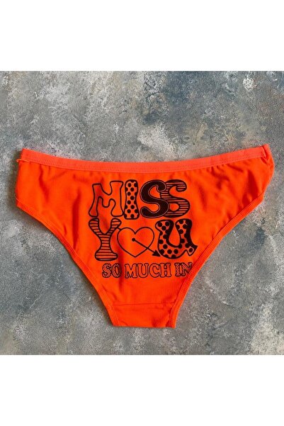 İntive Lingerie Γυναικείο σέξι γράψιμο σλιπ από 95% βαμβάκι για καθημερινή χρήση