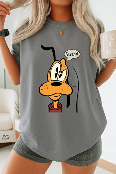 New Shine Pas Štampano Oversize kroj T-shirt