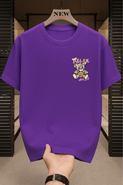 New Shine Relax cu imprimeu supradimensionat tricou