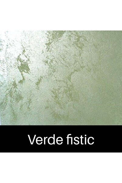 YaYa Color Package 2.5 L + 1 L Free, Luxury Decorative Paint, Eva Madreperla Pistachio Green with Glass Flakes