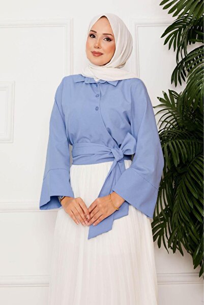 FAMİLYA TEKSTİL bağlamalı gömlek