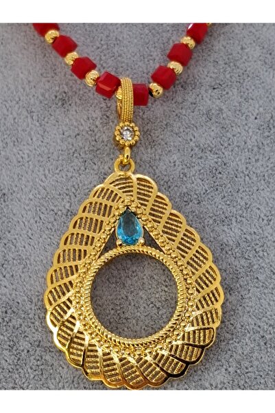 NETİCE ÖYLEK Blue Stone Quarter Pendant