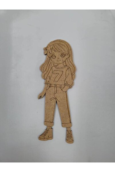 Mu Art Ahşap 15 قطعة من مجموعة الرسم الخشبية اللطيفة للفتيات رقم 2، نشاط فني ...