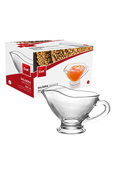 COK GLASS SAUCE BOAT GRANDE 300ML