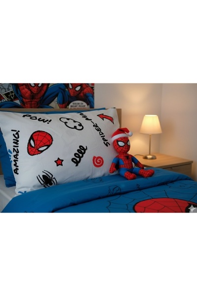 Taç Flannel Spiderman Pillow Case – 50X70 cm (1 Piece)