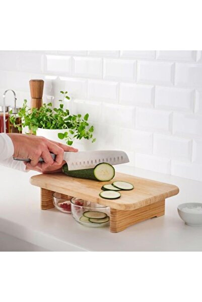 akdenizhome 🌿   لوح تقطيع من الخيزران من ميان - أناقة طبيعية ووظيفية!