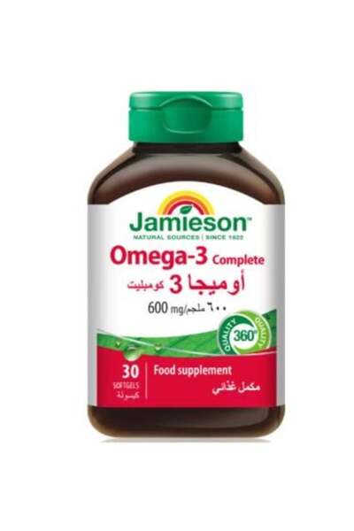 Jamieson أوميغا 3 كومبليت، 30 كبسولة