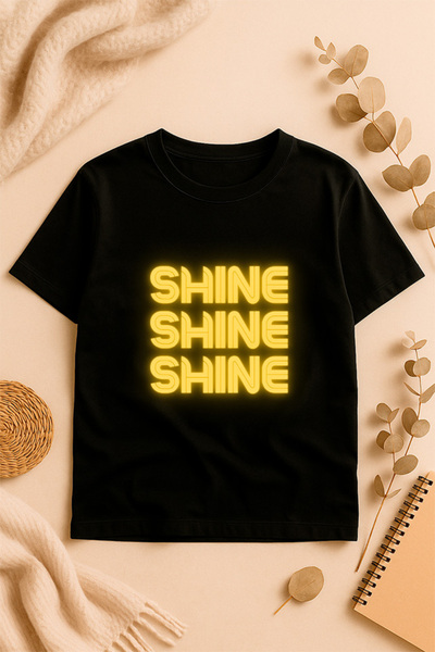 SVART WEAR supradimensionat cu imprimeu tricou Cu imprimeu pe tricou față cu ...