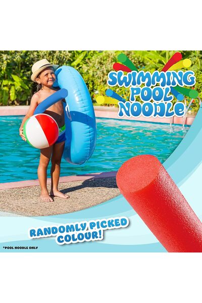 Generic Swimming Pool Noodle for Kids and Adults - Foam Swim Noodle Float Aid 1.5m (Pack of 1)