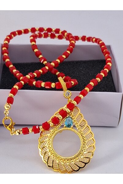 NETİCE ÖYLEK Blue Stone Quarter Pendant