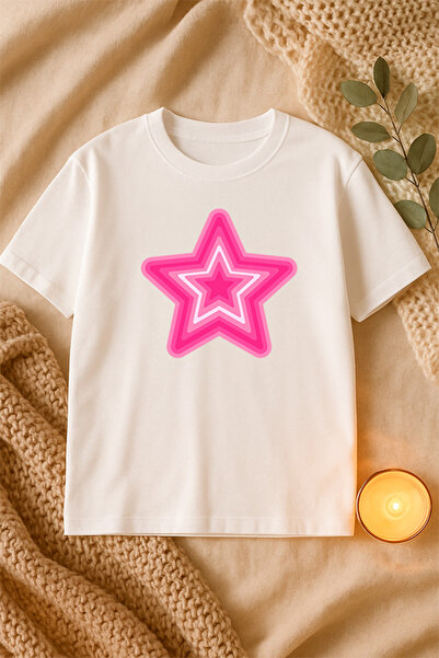 SVART WEAR Огромна тениска с принт отпред Модерна тениска с принт