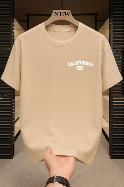 New Shine Καλιφόρνια Η.Π.Α. με τύπωμα oversized Μπλουζάκι