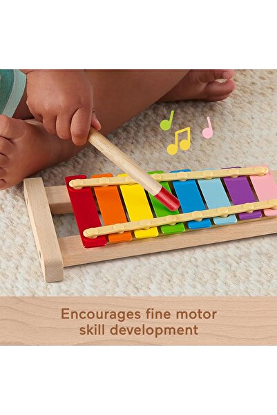 Generic Fisher-Price Wooden Xylophone Toddler Musical Toy (Ages 2+)