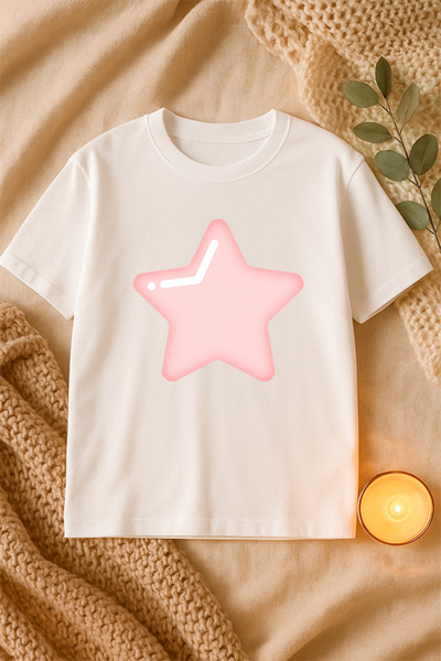 SVART WEAR supradimensionat cu imprimeu tricou Cu imprimeu pe tricou față cu ...