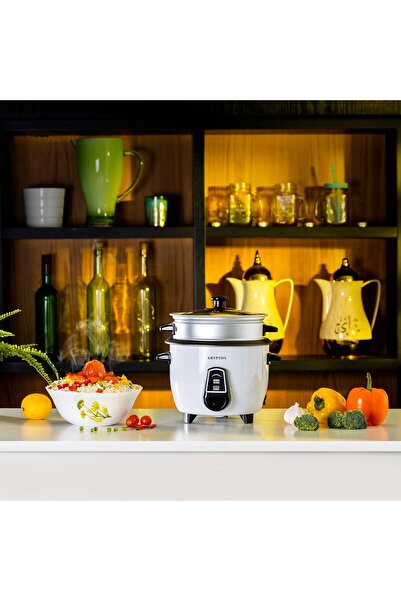 KRYPTON KNRC6055 400W 1L Rice Cooker with Steamer